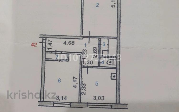 2-бөлмелі пәтер · 59.8 м² · 4/5 қабат, Қазыбек би 30 — Т.д Океан ., бағасы: 29 млн ₸ в Усть-Каменогорске — фото 2