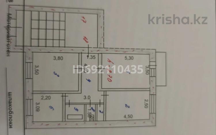 3-комнатная квартира, 70 м², 1/3 этаж, Сатпаевта 44 — Некрасова за 27 млн 〒 в Жезказгане — фото 2