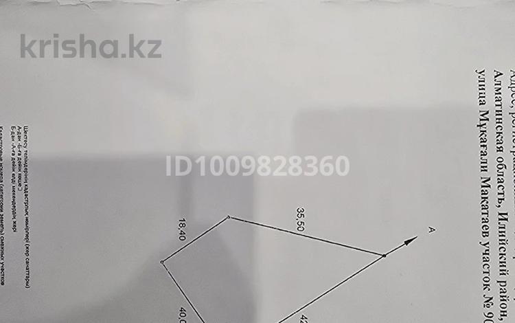 Участок · 8 соток, Макатаева 90А за 11.5 млн 〒 в Боралдае (Бурундай) — фото 2