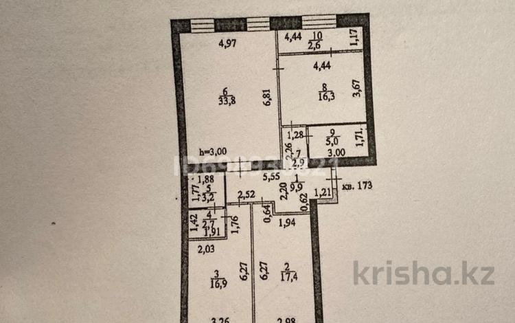 3-комнатная квартира · 111 м² · 3/12 этаж, Аль-фараби 5 за 250 000 ₸ в Астане, Есильский р-н — фото 2