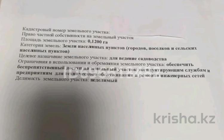 Участок 12 соток, мкр Таужолы за 5 млн 〒 в Алматы, Наурызбайский р-н — фото 2