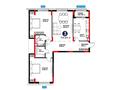 3-комнатная квартира · 114.84 м², мкр Нурсая, Абулхайр-хана 69/1 за ~ 56.5 млн ₸ в Атырау — фото 3