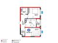 2-комнатная квартира · 60 м², Калдаякова за 30.4 млн ₸ в Шымкенте, Туран р-н