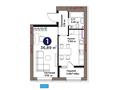 1-бөлмелі пәтер · 36.89 м², Шоссе Коргалжын 24/2, бағасы: ~ 27.6 млн ₸ в Астане, Нура р-н — фото 3