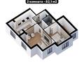 2-бөлмелі пәтер · 82.1 м² · 5/8 қабат, 29а мкр 38/8 — Рядом с отелем “NUR PLAZA”, бағасы: 14.8 млн ₸ в Актау — фото 4