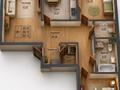 3-бөлмелі пәтер · 90 м² · 2/9 қабат, E 496 10/2, бағасы: 48.5 млн ₸ в Астане — фото 3