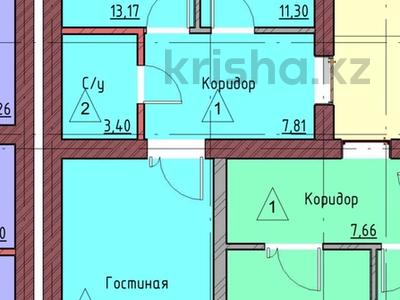 2-комнатная квартира · 55.93 м² · 5/5 этаж, Сарыарка 14б за ~ 16.8 млн 〒 в Кокшетау