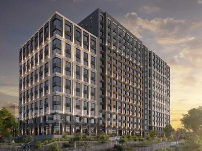 1-комнатная квартира · 34.61 м², Калдаякова 30 за ~ 22.4 млн 〒 в Шымкенте, Туран р-н