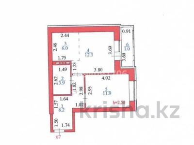 2-комнатная квартира, 44 м², 3/5 этаж, Кабанбай батыра 105 за 19 млн 〒 в Астане, Есильский р-н