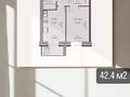 1-комнатная квартира, 43.2 м², 5/10 этаж, Каукена Кенжетаева 13 за ~ 11.1 млн 〒 в Кокшетау — фото 6
