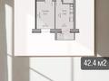 1-комнатная квартира, 43.2 м², 5/10 этаж, Каукена Кенжетаева 13 за ~ 11.1 млн 〒 в Кокшетау — фото 7