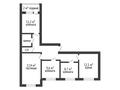 4-бөлмелі пәтер · 80.3 м² · 4/5 қабат, мкр Жилгородок, металлургов, бағасы: 24.5 млн ₸ в Актобе — фото 12