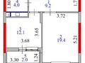1-комнатная квартира · 47 м² · 8/12 этаж, Кошкарбаева 1 — Момышулы за ~ 40.9 млн ₸ в Астане — фото 19