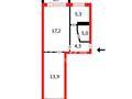 2-бөлмелі пәтер · 46.5 м² · 4/5 қабат, Майкудук, Майкудук, 14й микрорайон 45, бағасы: 10 млн ₸ в Караганде, Алихана Бокейханова р-н — фото 15