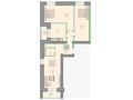 3-комнатная квартира · 71.1 м², Микрорайон Коктем, 5/5 за ~ 31.6 млн ₸ в Кокшетау — фото 3