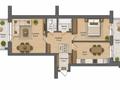 2-бөлмелі пәтер · 68.9 м² · 5/10 қабат, ул. Ауельбекова 120Б, бағасы: 26.2 млн ₸ в Кокшетау — фото 2