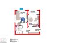 1-бөлмелі пәтер · 40.23 м² · 11/12 қабат, Белжайлау 47а, бағасы: 37.5 млн ₸ в Алматы, Наурызбайский р-н — фото 8