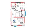 2-бөлмелі пәтер · 60.65 м², ​Тамерлановское шоссе 328, бағасы: ~ 30.6 млн ₸ в Шымкенте, Туран р-н — фото 3