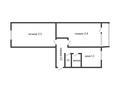 2-бөлмелі пәтер · 48.3 м² · 2/5 қабат, Каирбекова, бағасы: 18.6 млн ₸ в Костанае — фото 9