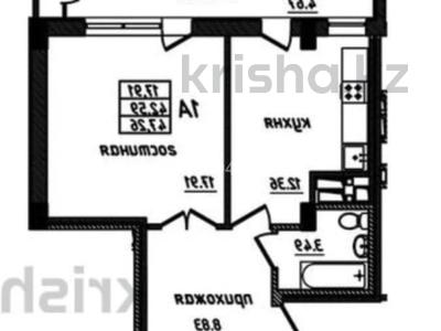 1-бөлмелі пәтер, 47.2 м², 14/14 қабат, Мангилик Ел 62, бағасы: 17 млн 〒 в Астане, Есильский р-н