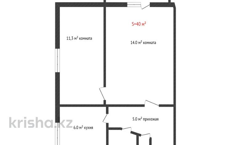 2-комнатная квартира, 40 м², 4/5 этаж, Кобланды батыра за 14 млн 〒 в Костанае — фото 2