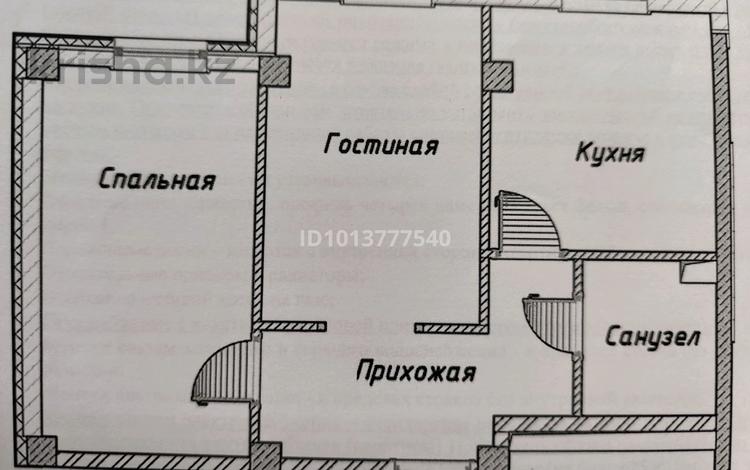 2-бөлмелі пәтер · 48.4 м² · 2/3 қабат, Аубакирова 12/45а, бағасы: 24 млн ₸ в  — фото 2