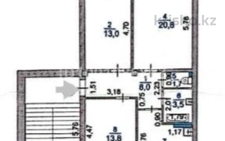 3-комнатная квартира · 78 м² · 4/7 этаж, Баймуханова за 25 млн 〒 в Атырау, мкр Привокзальный-1 — фото 7