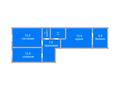 2-комнатная квартира · 57.6 м² · 1/4 этаж, Микрорайон Береке 12 за 25.5 млн ₸ в Костанае — фото 2