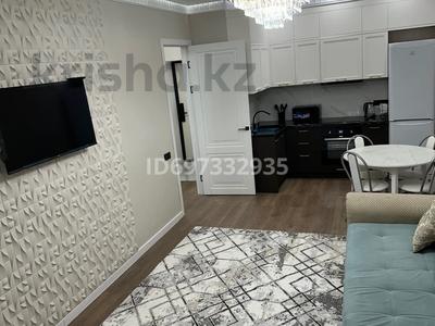 2-комнатная квартира, 45 м², 9/12 этаж помесячно, Бухаржырау 27 за 270 000 〒 в Астане, Есильский р-н