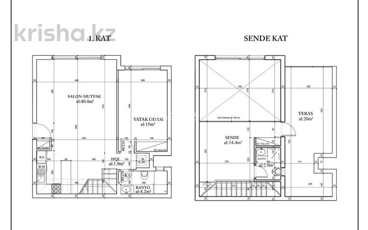 3-бөлмелі пәтер, 95 м², 2/2 қабат, Искеле 1, бағасы: 56 млн 〒 — фото 2