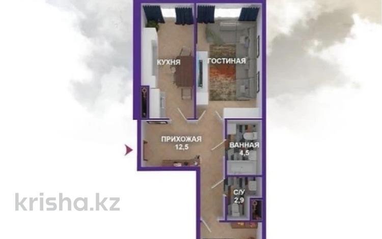 2-комнатная квартира, 72 м², 3/15 этаж, 17-й мкр 48 за 17.8 млн 〒 в Актау, 17-й мкр — фото 2