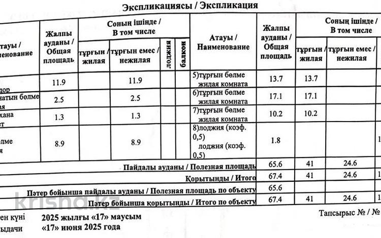 3-комнатная квартира · 68 м² · 3/5 этаж, Новаторов 8 за 27.7 млн ₸ в Усть-Каменогорске — фото 30