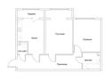 2-комнатная квартира · 73.75 м², мкр Коктобе, Талгата Бигельдинова 138 за ~ 62.7 млн 〒 в Алматы, Медеуский р-н — фото 2