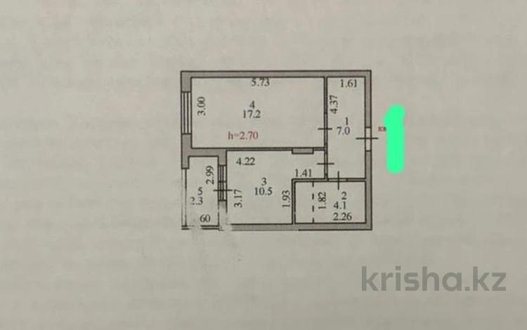 1-бөлмелі пәтер · 42 м² · 14/14 қабат, Бараева 18/1, бағасы: 25.5 млн ₸ в Астане, р-н Байконур — фото 2