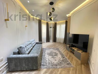 2-комнатная квартира · 83 м² · 1/8 этаж, мкр. Мирас за 95 млн ₸ в Алматы, Бостандыкский р-н