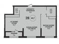2-бөлмелі пәтер · 60.7 м² · 6/16 қабат, Каныша Сатпаева 90/55Б БЕЗ КОМИССИИ, бағасы: ~ 50.3 млн ₸ в Алматы, Бостандыкский р-н — фото 2