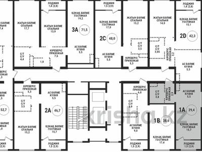1-комнатная квартира · 30 м² · 2/12 этаж, Райымбека 210/27 за 25 млн ₸ в Алматы, Алмалинский р-н