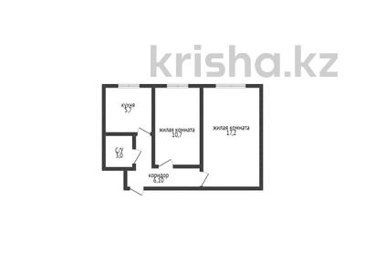 2-комнатная квартира, 42 м², 1/4 этаж, пушкина 69 за 15.3 млн 〒 в Костанае