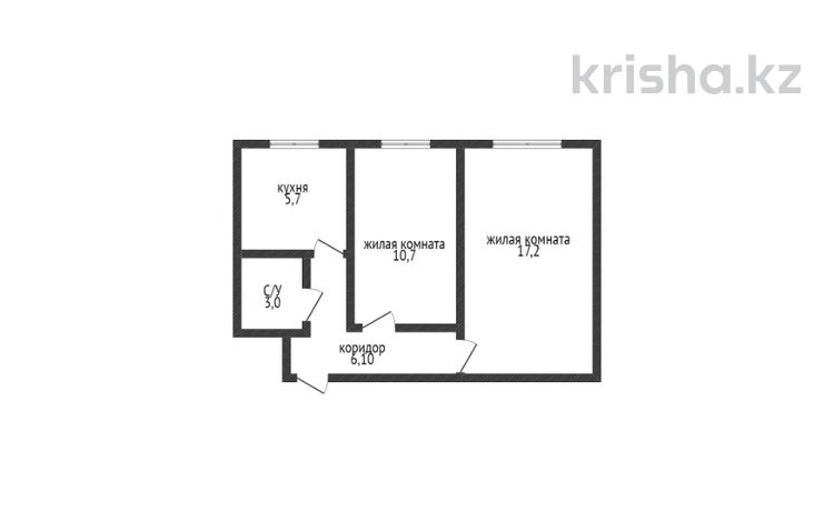 2-комнатная квартира, 42 м², 1/4 этаж, пушкина 69 за 15.3 млн 〒 в Костанае — фото 15