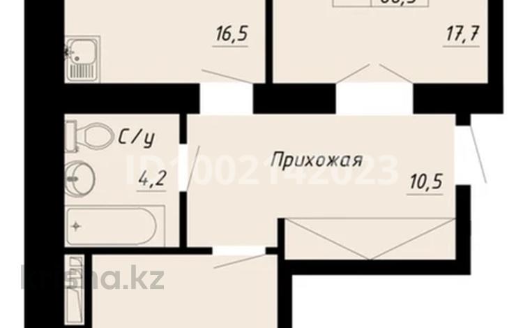 2-бөлмелі пәтер · 68.3 м² · 9/12 қабат, мкр Уркер, Айтматова 61 — Улица Чингиз айтматова 55 стр, бағасы: 38 млн ₸ в Астане, Нура р-н — фото 12