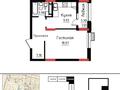 1-комнатная квартира · 41 м² · 7/9 этаж, Чингиз Айтматов 24/4 — Ellington mall за 27 млн ₸ в Астане, Нура р-н — фото 2