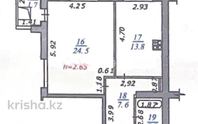 1-бөлмелі пәтер · 53 м² · 4/16 қабат, мкр Мамыр-1 29, бағасы: 38.5 млн ₸ в Алматы, Ауэзовский р-н — фото 2