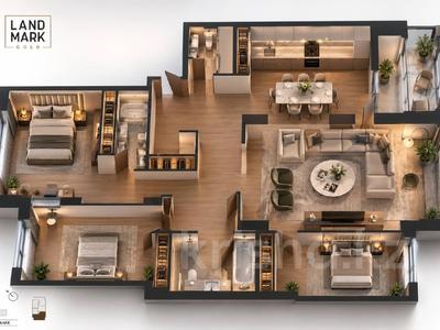 4-комнатная квартира · 125.63 м² · 3/18 этаж, Достык 8/5 за ~ 89.1 млн ₸ в Астане