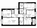 4-бөлмелі пәтер · 107.86 м² · 6/9 қабат, Чингиз Айтматов 1 — БЕЗ КОМИССИИ!!!!, бағасы: ~ 58.2 млн ₸ в Астане, Нура р-н — фото 2