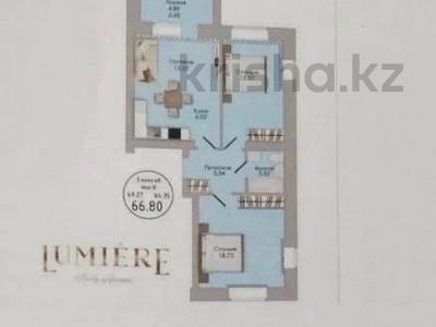 3-комнатная квартира · 66.8 м² · 1/9 этаж, Алихана Бокейхана 84 за 26 млн 〒 в Кокшетау