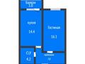 1-комнатная квартира · 43.5 м² · 4/6 этаж, пр. Назарбаева 209 за 24 млн ₸ в Костанае — фото 2