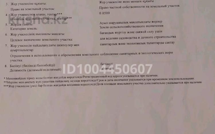 Участок · 5 соток, Береговая 50 за 1 млн ₸ в Щучинске — фото 3