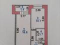 1-бөлмелі пәтер · 41 м² · 6/10 қабат, Муканова, бағасы: 23 млн ₸ в Караганде, Казыбек би р-н