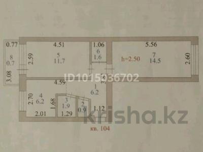 2-бөлмелі пәтер · 44 м² · 4/5 қабат, переулок Ташенова 8, бағасы: 21.5 млн ₸ в Астане, р-н Байконур