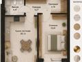 1-бөлмелі пәтер · 46.42 м² · 6/9 қабат, Александр Сызганов 1/2, бағасы: 31.6 млн ₸ в Астане, Есильский р-н — фото 3